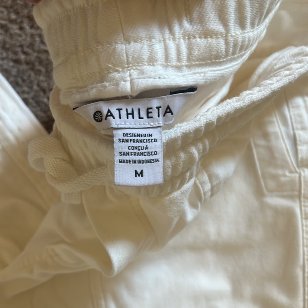 Athleta White Farralon Joggers - Picture 2 of 5